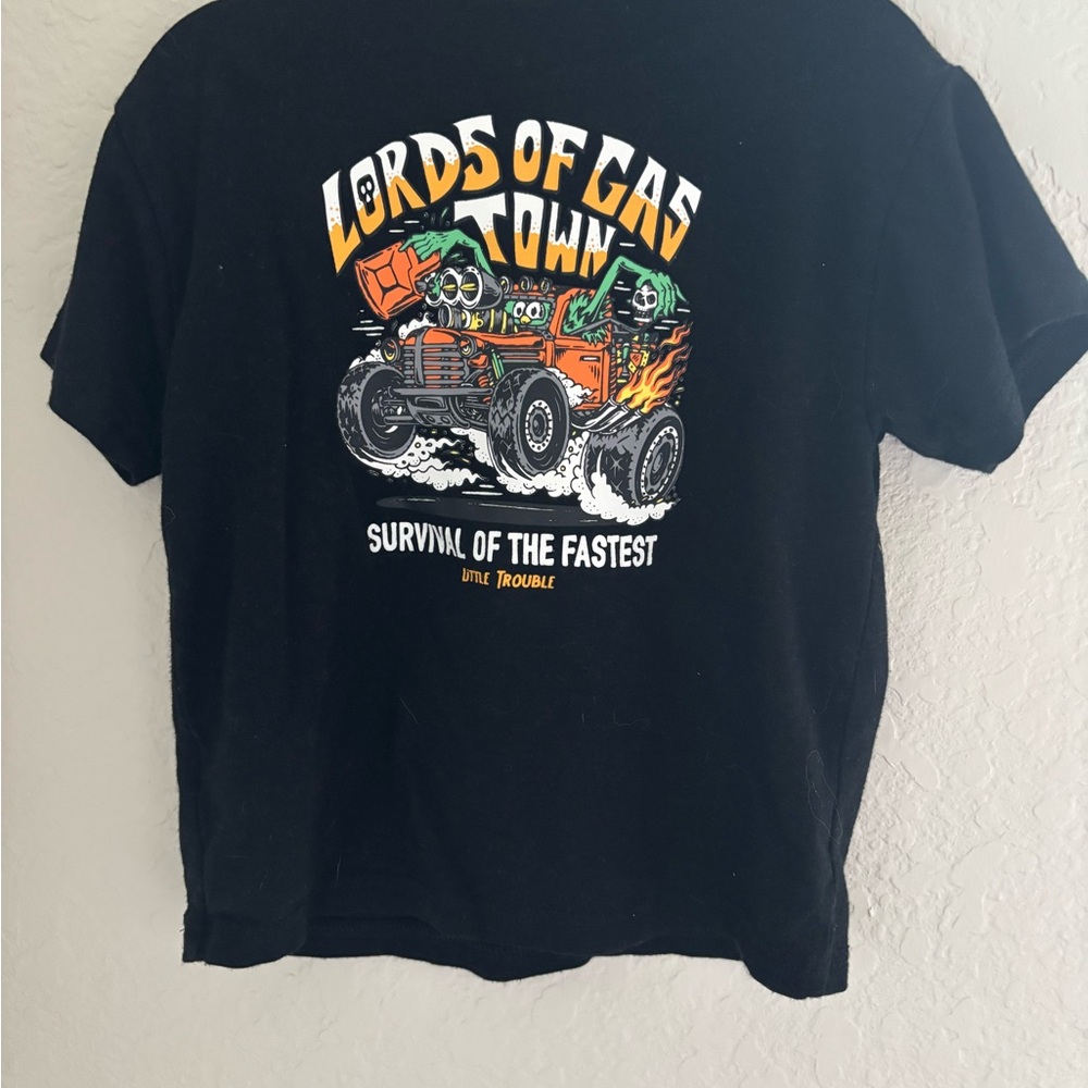 Black Graphic Kids Tee